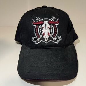 Red Deer Rebels Canadian Junior Ice Hockey Stretch Fit Hat Adult S/M